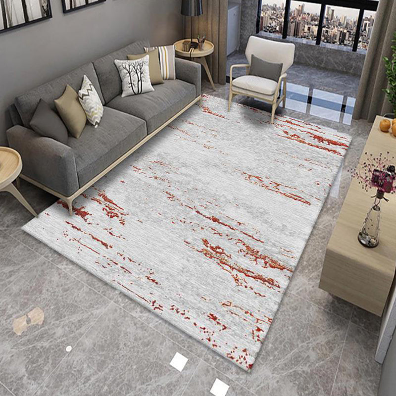 Modern Living Room Rug Multi Color Colorblock Area Carpet Polyster Non-Slip Machine Washable Rug Clearhalo 'Area Rug' 'Rug' 2225602