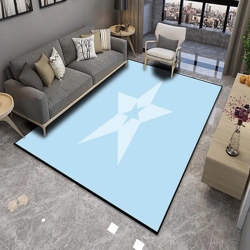 Modern Living Room Rug Multi Color Colorblock Area Carpet Polyster Non-Slip Machine Washable Rug Clearhalo 'Area Rug' 'Rug' 2225616