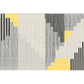 Southwestern Colorblock Rug Multi-Colored Synthetics Area Carpet Pet Friendly Washable Rug for Decoration Gray-Yellow Clearhalo 'Area Rug' 'Rug' 2225638
