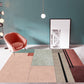 Casual Multi Color Colorblock Rug Polypropylene Nordic Indoor Rug Non-Slip Pet Friendly Carpet for Decor Pink Clearhalo 'Area Rug' 'Rug' 2225663