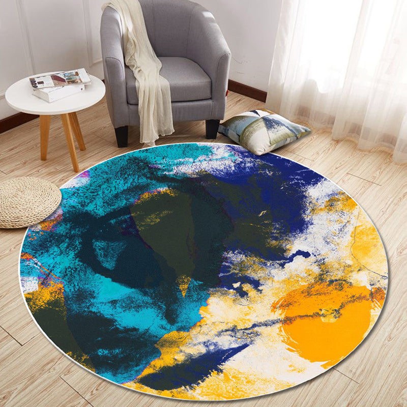 Multi Color Modern Rug Polyster Geometric Print Area Carpet Pet Friendly Non-Slip Rug for Home Decor Clearhalo 'Area Rug' 'Modern' 'Rugs' Rug' 2225694