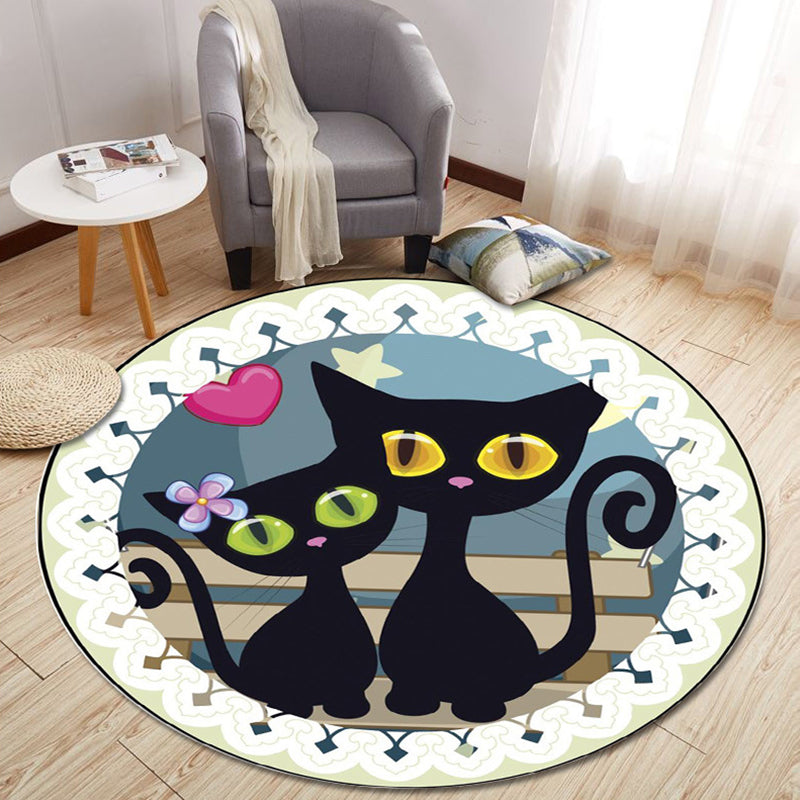 Multi Color Modern Rug Polyster Geometric Print Area Carpet Pet Friendly Non-Slip Rug for Home Decor Clearhalo 'Area Rug' 'Modern' 'Rugs' Rug' 2225702