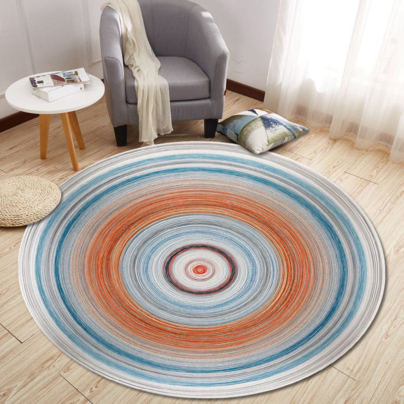 Multi Color Modern Rug Polyster Geometric Print Area Carpet Pet Friendly Non-Slip Rug for Home Decor Yellow-Red Clearhalo 'Area Rug' 'Modern' 'Rugs' Rug' 2225707