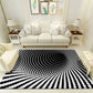 Multi Color Unique Rug Polyster 3D Checker Area Carpet Easy Care Pet Friendly Indoor Rug for Living Room Clearhalo 'Area Rug' 'Rug' 2225759