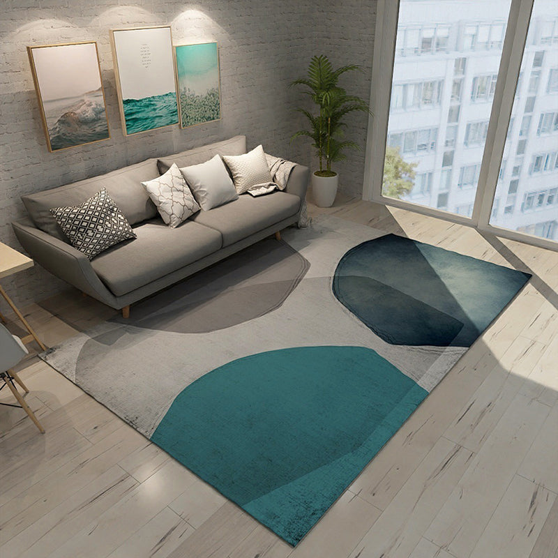 Multicolor Geometric Print Rug Synthetics Minimalist Area Carpet Easy Care Stain-Resistant Indoor Rug for Parlor Clearhalo 'Area Rug' 'Modern' 'Rugs' Rug' 2225785