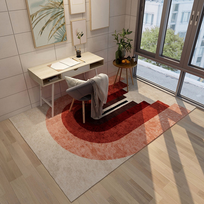 Multicolor Geometric Print Rug Synthetics Minimalist Area Carpet Easy Care Stain-Resistant Indoor Rug for Parlor Clearhalo 'Area Rug' 'Modern' 'Rugs' Rug' 2225788