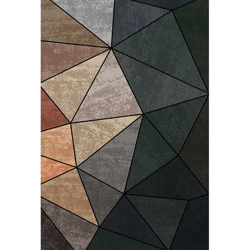 Multi Color Natural Rug Polyster Geo Printed Area Rug Pet Friendly Stain-Resistant Carpet for Home Decoration Clearhalo 'Area Rug' 'Modern' 'Rugs' Rug' 2225832