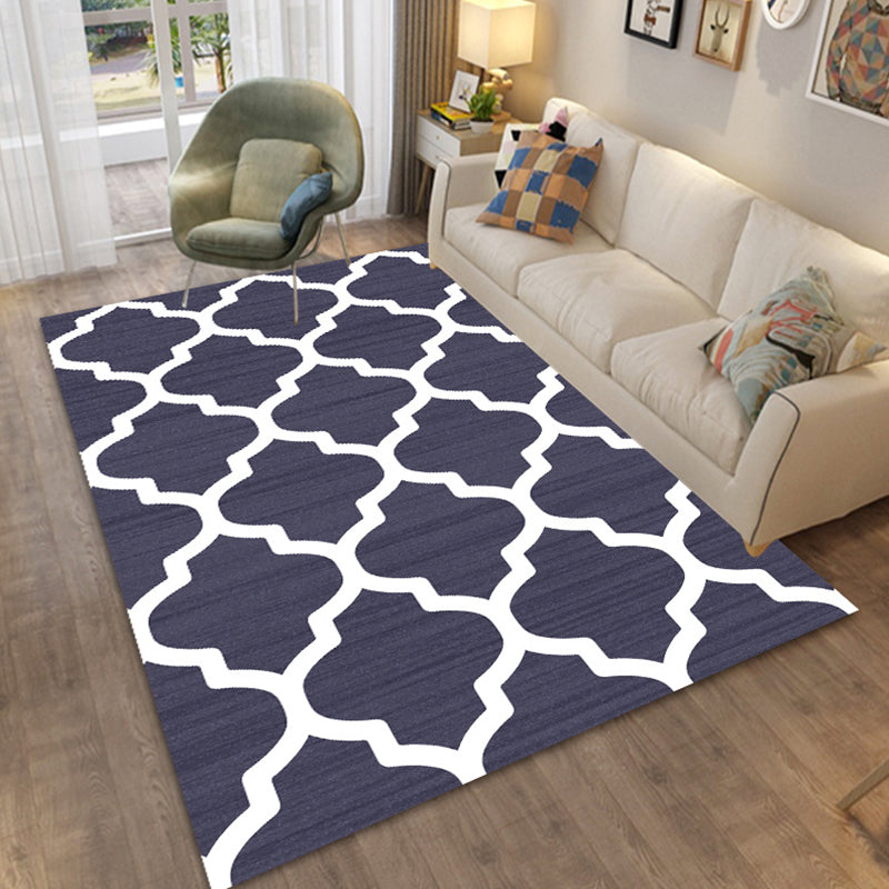 Multi Color Natural Rug Polyster Geo Printed Area Rug Pet Friendly Stain-Resistant Carpet for Home Decoration Clearhalo 'Area Rug' 'Modern' 'Rugs' Rug' 2225851
