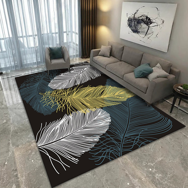 Multi Color Natural Rug Polyster Geo Printed Area Rug Pet Friendly Stain-Resistant Carpet for Home Decoration Clearhalo 'Area Rug' 'Modern' 'Rugs' Rug' 2225860