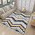 Contemporary Living Room Rug Multi-Colored Geo Patterned Carpet Synthetics Pet Friendly Machine Washable Rug White-Yellow Clearhalo 'Area Rug' 'Modern' 'Rugs' Rug' 2225876