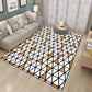 Contemporary Living Room Rug Multi-Colored Geo Patterned Carpet Synthetics Pet Friendly Machine Washable Rug Ginger Clearhalo 'Area Rug' 'Modern' 'Rugs' Rug' 2225883