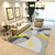 Contemporary Living Room Rug Multi-Colored Geo Patterned Carpet Synthetics Pet Friendly Machine Washable Rug Light Gray Clearhalo 'Area Rug' 'Modern' 'Rugs' Rug' 2225891