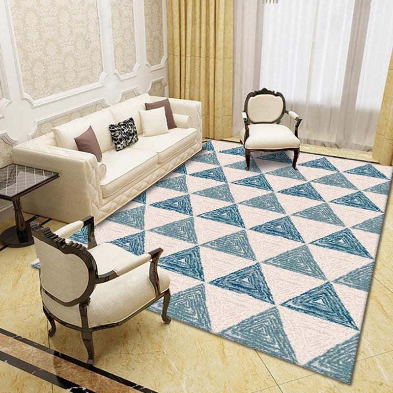 Modern Living Room Rug Multi Colored Geo Print Carpet Polypropylene Anti-Slip Pet Friendly Indoor Rug Clearhalo 'Area Rug' 'Modern' 'Rugs' Rug' 2226028
