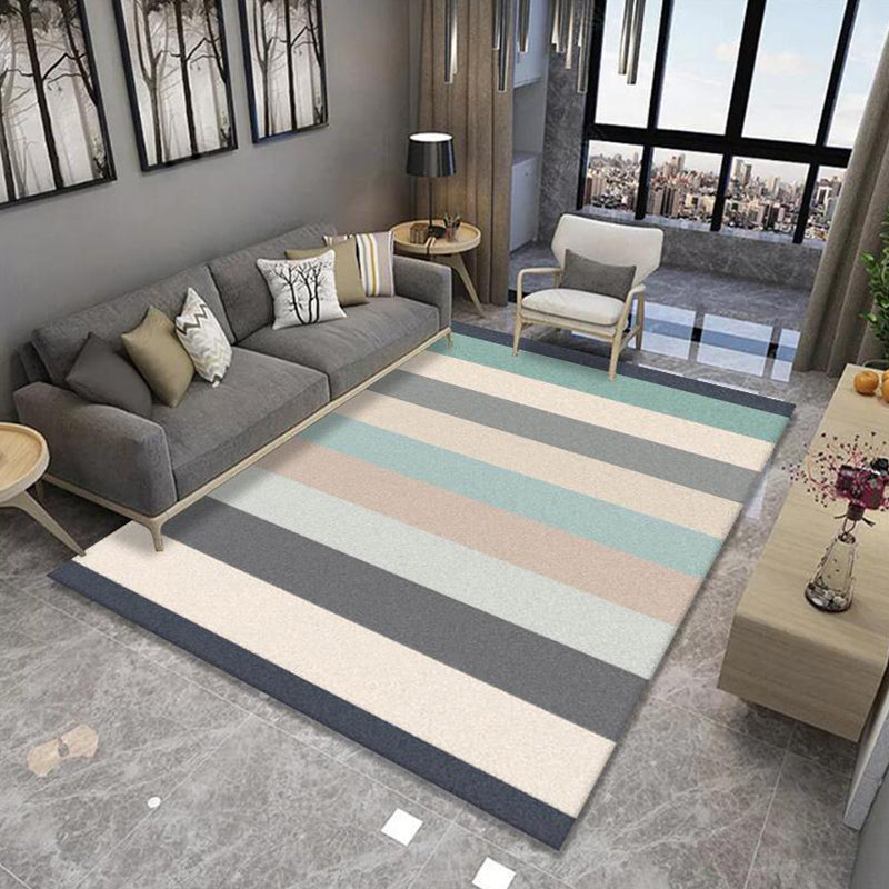 Multi-Colored Minimalist Rug Synthetics Geo Patterned Carpet Non-Slip Washable Indoor Rug for Parlor Clearhalo 'Area Rug' 'Modern' 'Rugs' Rug' 2226068
