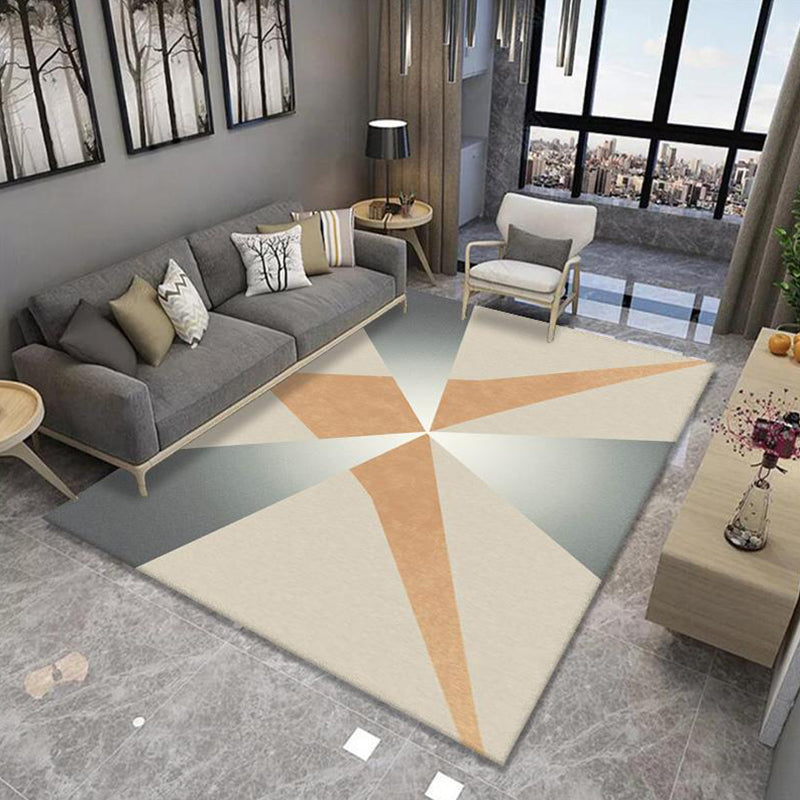 Multi-Colored Minimalist Rug Synthetics Geo Patterned Carpet Non-Slip Washable Indoor Rug for Parlor Clearhalo 'Area Rug' 'Modern' 'Rugs' Rug' 2226079