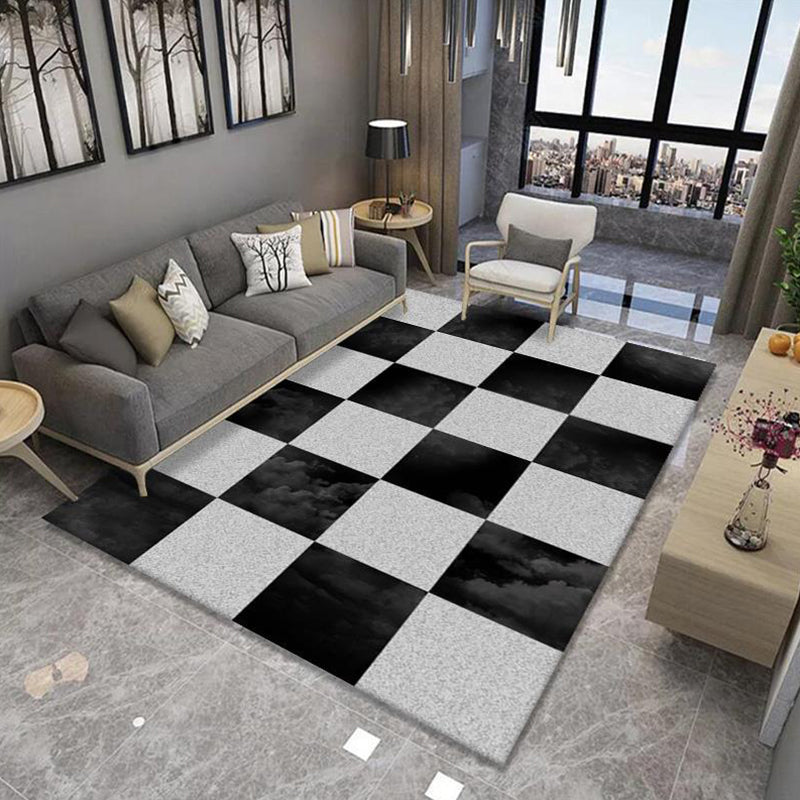 Multi-Colored Minimalist Rug Synthetics Geo Patterned Carpet Non-Slip Washable Indoor Rug for Parlor Clearhalo 'Area Rug' 'Modern' 'Rugs' Rug' 2226080