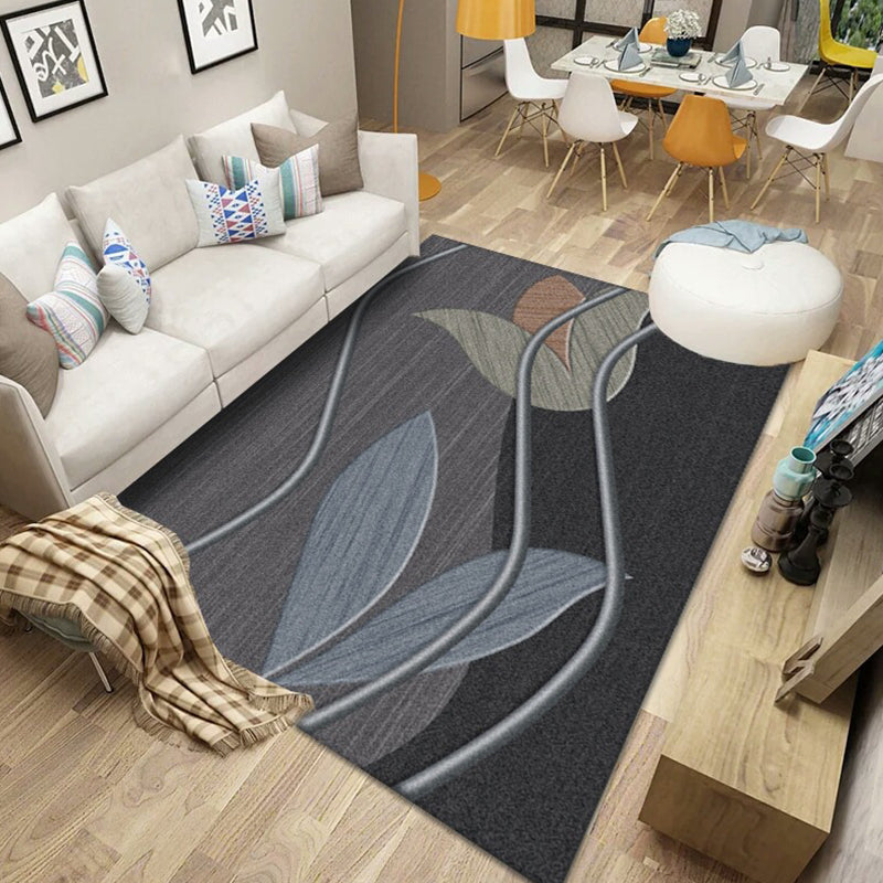 Multicolored Nordic Rug Polyster Geometric Printed Carpet Washable Anti-Slip Backing Area Rug for Decoration Clearhalo 'Area Rug' 'Modern' 'Rugs' Rug' 2226126