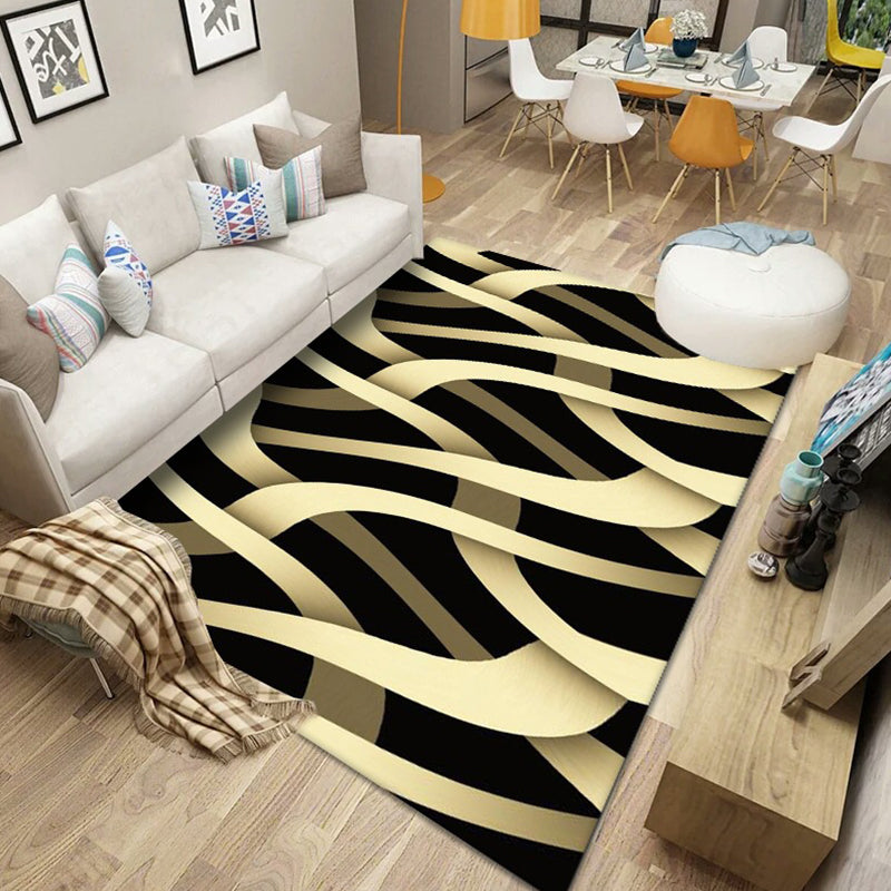 Multicolored Nordic Rug Polyster Geometric Printed Carpet Washable Anti-Slip Backing Area Rug for Decoration Clearhalo 'Area Rug' 'Modern' 'Rugs' Rug' 2226128