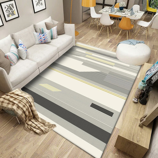Multicolored Nordic Rug Polyster Geometric Printed Carpet Washable Anti-Slip Backing Area Rug for Decoration Clearhalo 'Area Rug' 'Modern' 'Rugs' Rug' 2226156