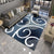 Multi Colored Nordic Rug Polyster Geo Patterned Indoor Rug Anti-Slip Pet Friendly Washable Carpet for Parlor Dark Blue Clearhalo 'Area Rug' 'Modern' 'Rugs' Rug' 2226220