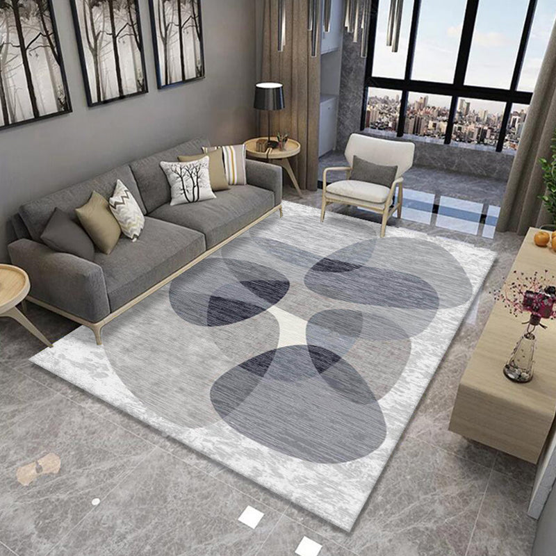 Multi Colored Nordic Rug Polyster Geo Patterned Indoor Rug Anti-Slip Pet Friendly Washable Carpet for Parlor Clearhalo 'Area Rug' 'Modern' 'Rugs' Rug' 2226221