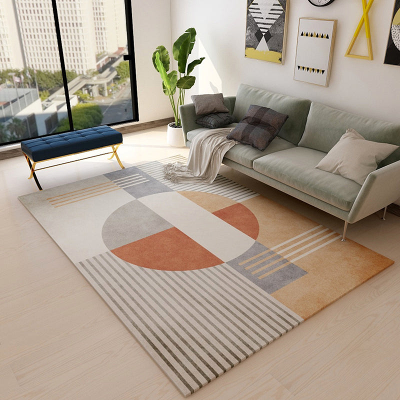 Casual Bedroom Rug Multi Color Geometric Print Rug Polyster Non-Slip Backing Stain-Resistant Carpet Clearhalo 'Area Rug' 'Modern' 'Rugs' Rug' 2226300