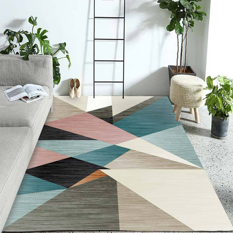 Western Geo Printed Rug Multicolor Synthetics Indoor Rug Machine Washable Anti-Slip Backing Carpet for Room Clearhalo 'Area Rug' 'Modern' 'Rugs' Rug' 2226305