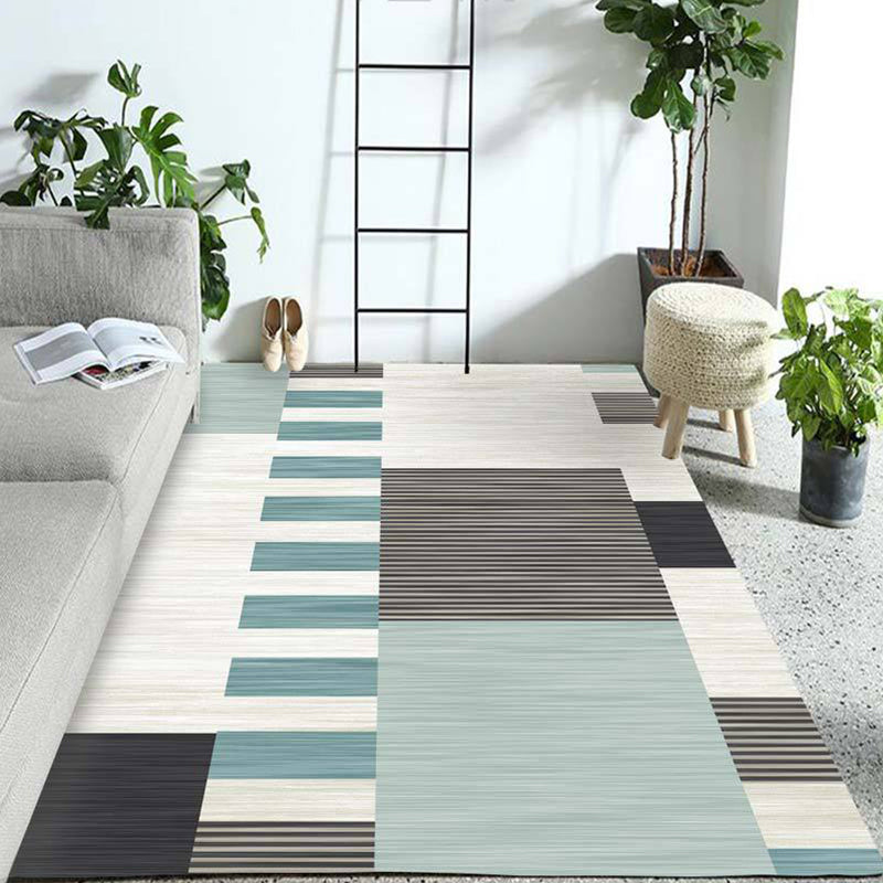 Western Geo Printed Rug Multicolor Synthetics Indoor Rug Machine Washable Anti-Slip Backing Carpet for Room Blue Clearhalo 'Area Rug' 'Modern' 'Rugs' Rug' 2226310