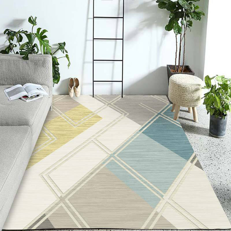 Western Geo Printed Rug Multicolor Synthetics Indoor Rug Machine Washable Anti-Slip Backing Carpet for Room Yellow Clearhalo 'Area Rug' 'Modern' 'Rugs' Rug' 2226311