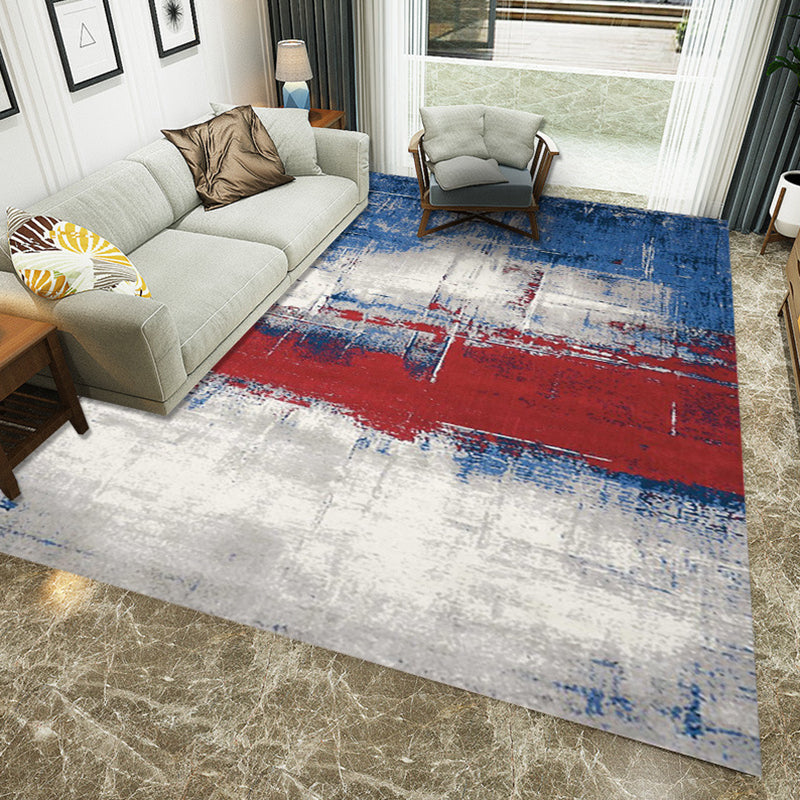 Multi Color Nordic Rug Polyster Geo Printed Area Rug Non-Slip Backing Pet Friendly Easy Care Rug for Parlor Clearhalo 'Area Rug' 'Modern' 'Rugs' Rug' 2226353