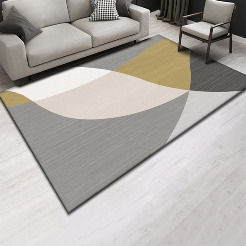 Multi Color Simple Rug Cotton Blend Geo Printed Area Rug Easy Care Anti-Slip Backing Carpet for Decoration Clearhalo 'Area Rug' 'Modern' 'Rugs' Rug' 2226490