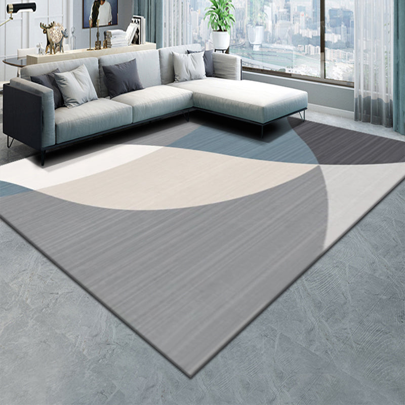 Multi Color Simple Rug Cotton Blend Geo Printed Area Rug Easy Care Anti-Slip Backing Carpet for Decoration Clearhalo 'Area Rug' 'Modern' 'Rugs' Rug' 2226493