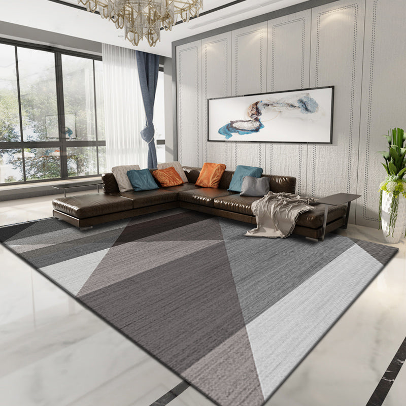 Novelty Parlor Rug Multi Color Geometric Patterned Indoor Rug Cotton ...