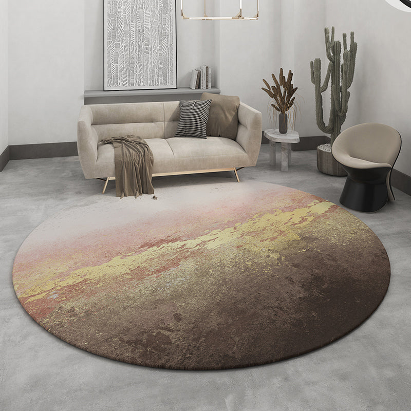Classic Nordic Rug Multi Color Abstract Area Carpet Easy Care Pet Friendly Machine Washable Rug for Decoration Brown Clearhalo 'Area Rug' 'Modern' 'Rugs' Rug' 2226593
