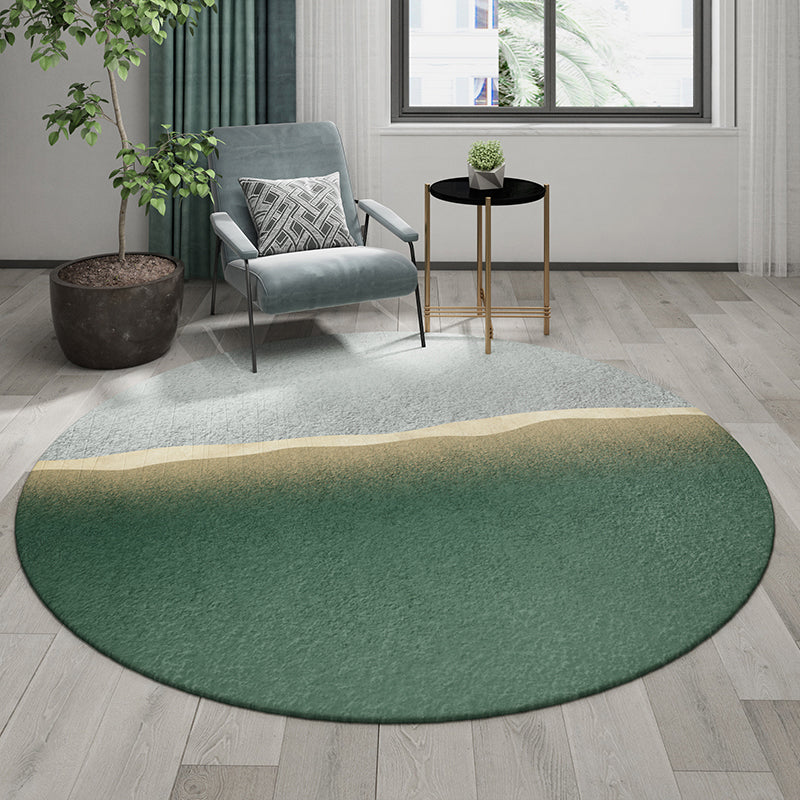 Classic Nordic Rug Multi Color Abstract Area Carpet Easy Care Pet Friendly Machine Washable Rug for Decoration Green Clearhalo 'Area Rug' 'Modern' 'Rugs' Rug' 2226603