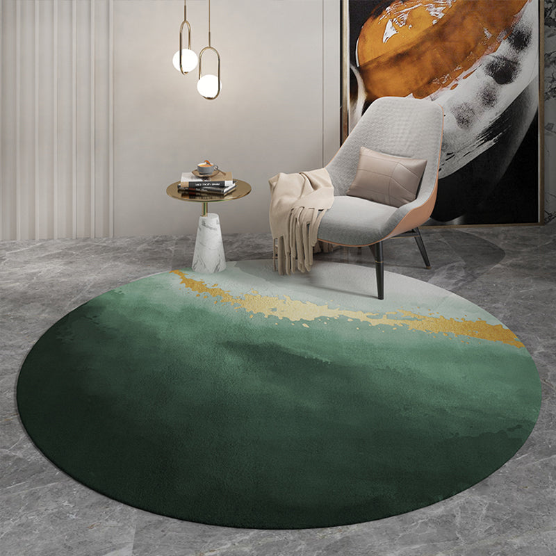 Classic Nordic Rug Multi Color Abstract Area Carpet Easy Care Pet Friendly Machine Washable Rug for Decoration Blackish Green Clearhalo 'Area Rug' 'Modern' 'Rugs' Rug' 2226604