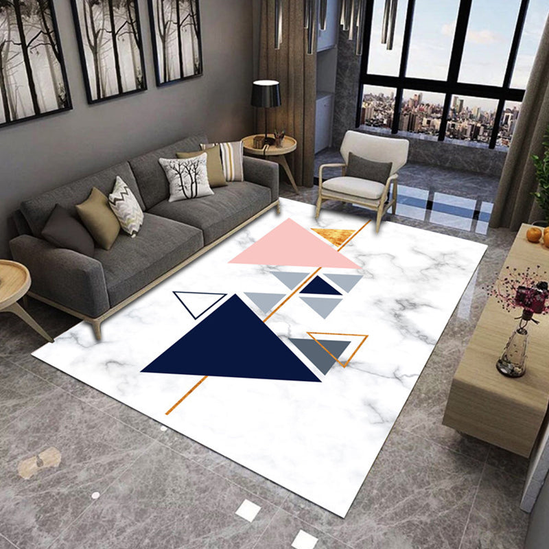 Casual Living Room Rug Multi Color Geometric Print Rug Polypropylene Non-Slip Easy Care Indoor Rug Black Clearhalo 'Area Rug' 'Modern' 'Rugs' Rug' 2226665