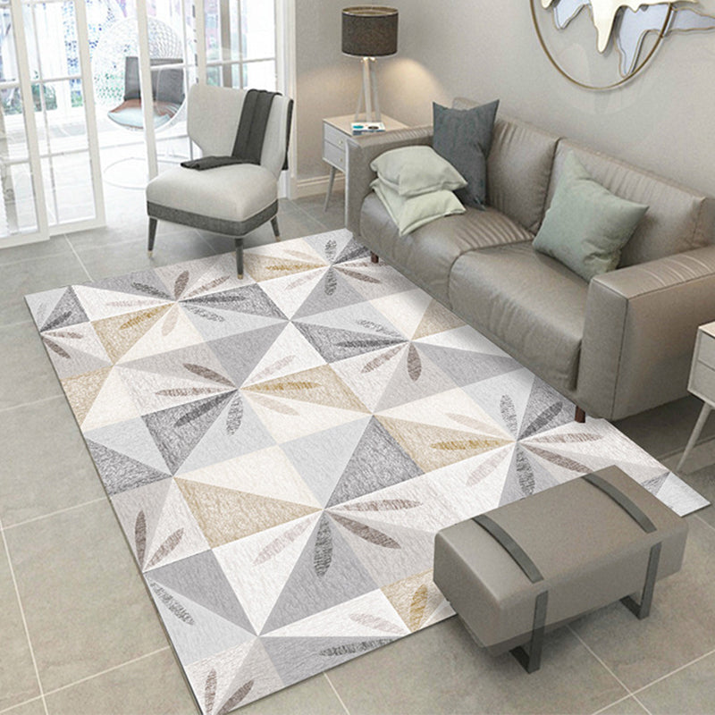 Novelty Home Decor Rug Multi Color Geometric Carpet Polyster Easy Care Machine Washable Indoor Rug Clearhalo 'Area Rug' 'Modern' 'Rugs' Rug' 2226703