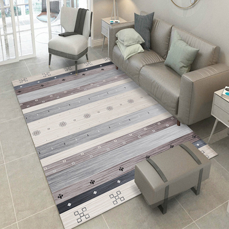 Novelty Home Decor Rug Multi Color Geometric Carpet Polyster Easy Care Machine Washable Indoor Rug Grey Clearhalo 'Area Rug' 'Modern' 'Rugs' Rug' 2226713