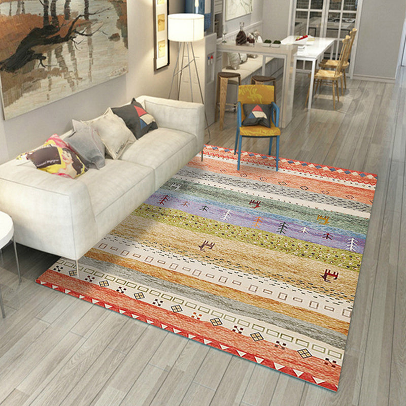 Novelty Home Decor Rug Multi Color Geometric Carpet Polyster Easy Care Machine Washable Indoor Rug Yellow Clearhalo 'Area Rug' 'Modern' 'Rugs' Rug' 2226716