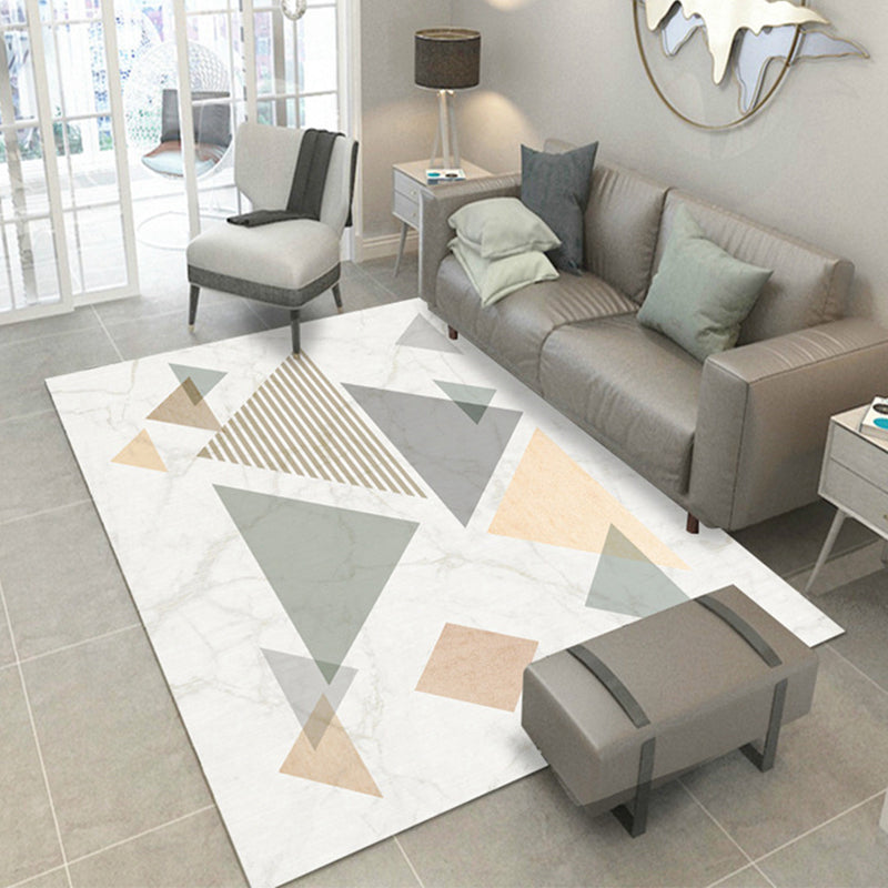 Novelty Home Decor Rug Multi Color Geometric Carpet Polyster Easy Care Machine Washable Indoor Rug Clearhalo 'Area Rug' 'Modern' 'Rugs' Rug' 2226724