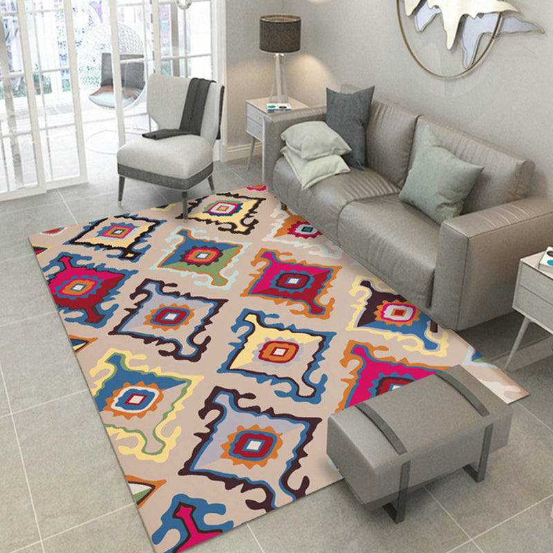 Novelty Home Decor Rug Multi Color Geometric Carpet Polyster Easy Care Machine Washable Indoor Rug Clearhalo 'Area Rug' 'Modern' 'Rugs' Rug' 2226731