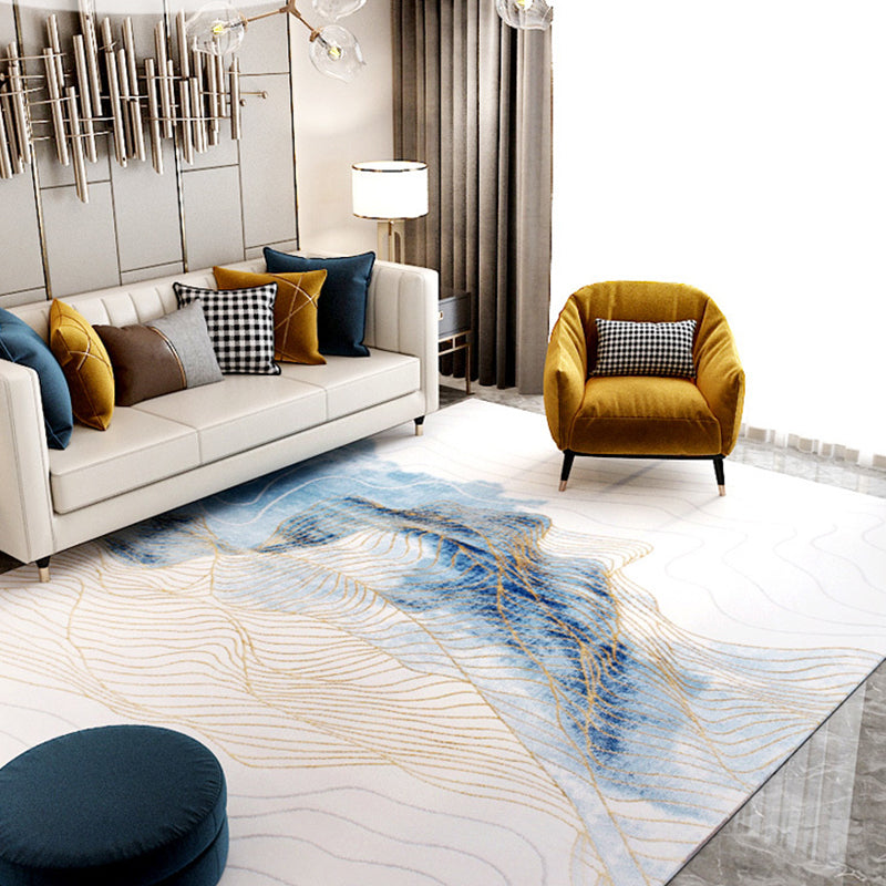 Multi Color Parlor Rug Oriental Stripe Printed Carpet Polypropylene Pet Friendly Stain-Resistant Rug Clearhalo 'Area Rug' 'Modern' 'Rugs' Rug' 2226790