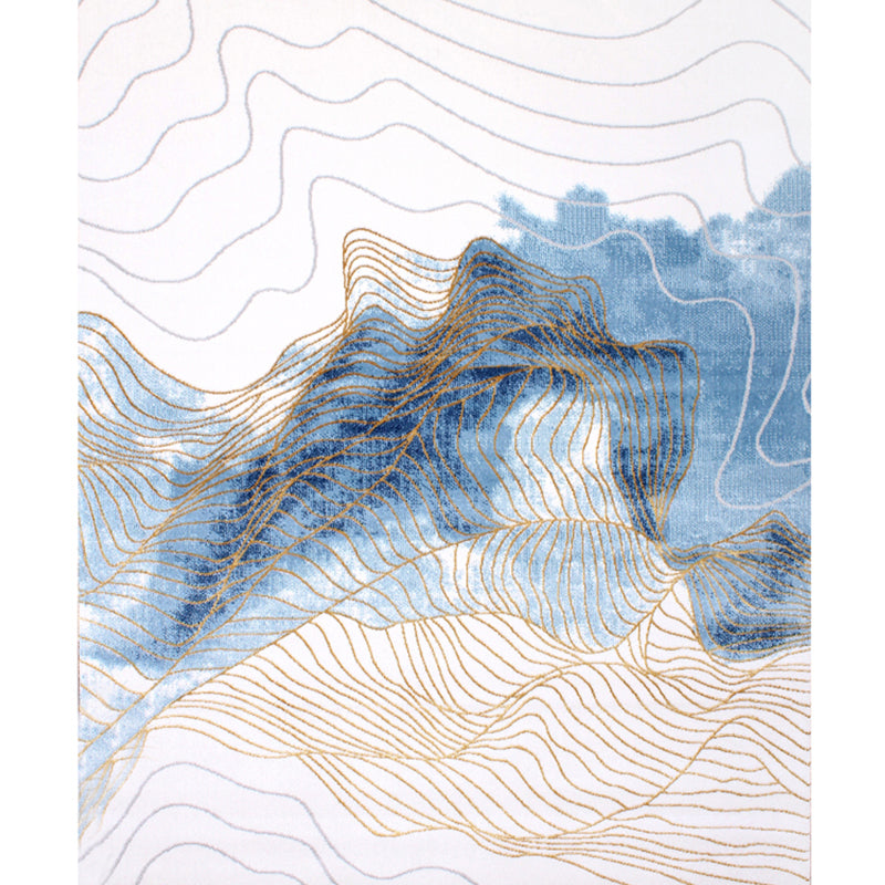 Multi Color Parlor Rug Oriental Stripe Printed Carpet Polypropylene Pet Friendly Stain-Resistant Rug Clearhalo 'Area Rug' 'Modern' 'Rugs' Rug' 2226793