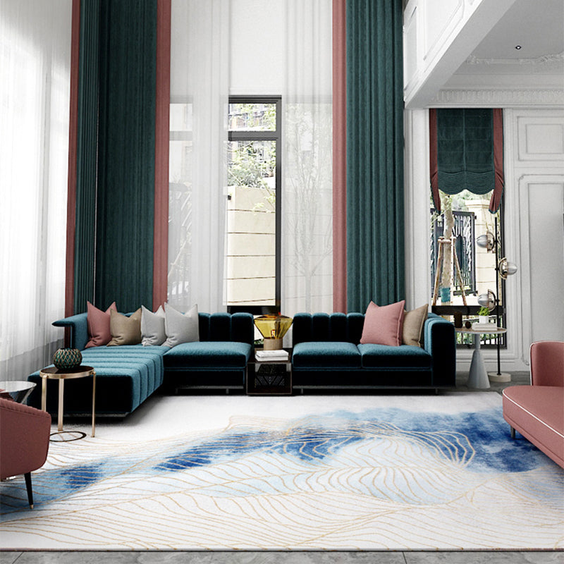 Multi Color Parlor Rug Oriental Stripe Printed Carpet Polypropylene Pet Friendly Stain-Resistant Rug Clearhalo 'Area Rug' 'Modern' 'Rugs' Rug' 2226795