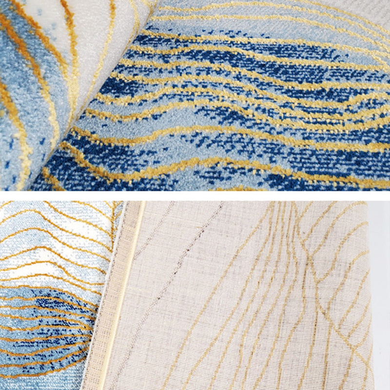 Multi Color Parlor Rug Oriental Stripe Printed Carpet Polypropylene Pet Friendly Stain-Resistant Rug Clearhalo 'Area Rug' 'Modern' 'Rugs' Rug' 2226799