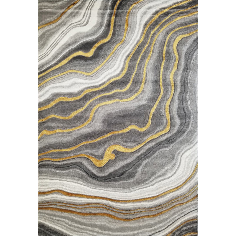 Modern Oriental Print Rug Multi Color Polyster Area Rug Easy Care Pet Friendly Carpet for Living Room Grey Clearhalo 'Area Rug' 'Modern' 'Rugs' Rug' 2226806