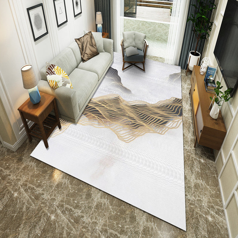 Minimalist Room Rug Multi Colored Oriental Print Area Carpet Polyster Easy Care Machine Washable Indoor Rug Clearhalo 'Area Rug' 'Modern' 'Rugs' Rug' 2226891