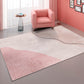 Multicolor Modern Rug Polypropylene Color Block Carpet Machine Washable Stain-Resistant Rug for Decor Pink Clearhalo 'Area Rug' 'Modern' 'Rugs' Rug' 2226918