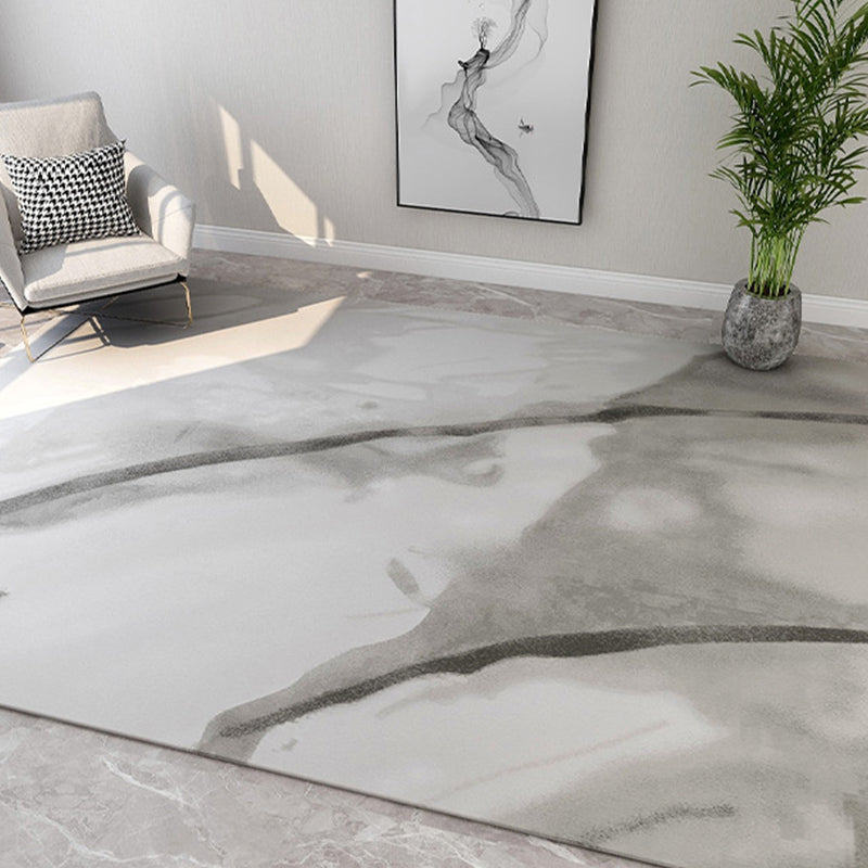 Multicolor Modern Rug Polypropylene Color Block Carpet Machine Washable Stain-Resistant Rug for Decor Grey Clearhalo 'Area Rug' 'Modern' 'Rugs' Rug' 2226922